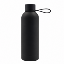 Butelka termiczna z uchwytem Mendoza Duo 500 ml, czarny