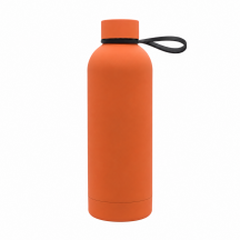 Butelka termiczna z uchwytem Mendoza Duo 500 ml, pomarańczowy