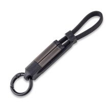 Zestaw upominkowy z kablem USB 2w1 Davos, czarny