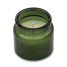 Świeca zapachowa w szkle Lemora, ciemny zielony