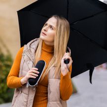 Parasol w etui Banff, czarny