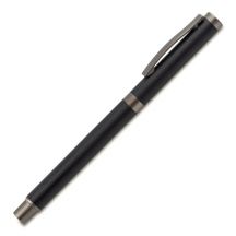 Aluminiowy długopis z żelowym wkładem Lille, czarny