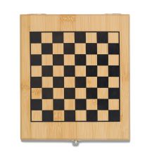 Zestaw do wina z szachami Abruzzo, beżowy