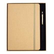 Zestaw notes z długopisem Aurora, złoty