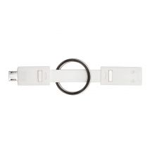 Brelok USB Hook Up, biały