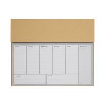 Planner biurkowy Melle, brązowy