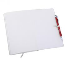 Notatnik 130x210/80k kratka Asturias, biały