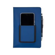 Notes z kieszonką na telefon Eibar, granatowy