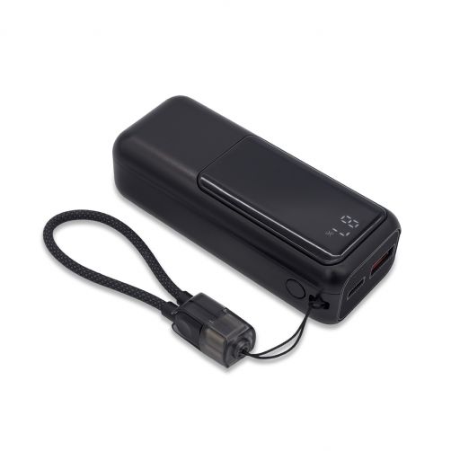 Power bank 10000 mAh 22,5W Flexipower, czarny