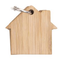 Bambusowy brelok z karteczkami memo Homeland, beżowy