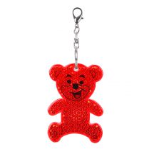 Brelok Teddy, czerwony