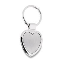 Brelok metalowy Stout Heart, srebrny