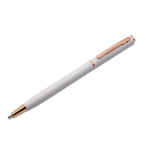 Długopis aluminiowy Lumina, biały