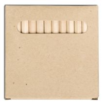 Zestaw 12 kredek 9 cm, ecru