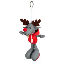 Brelok Reindeer, szary/czerwony