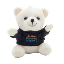 Miś brelok Ollie, biały