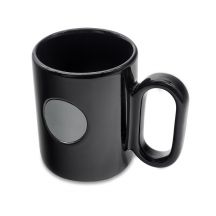 Kubek ceramiczny Pery 480 ml, czarny