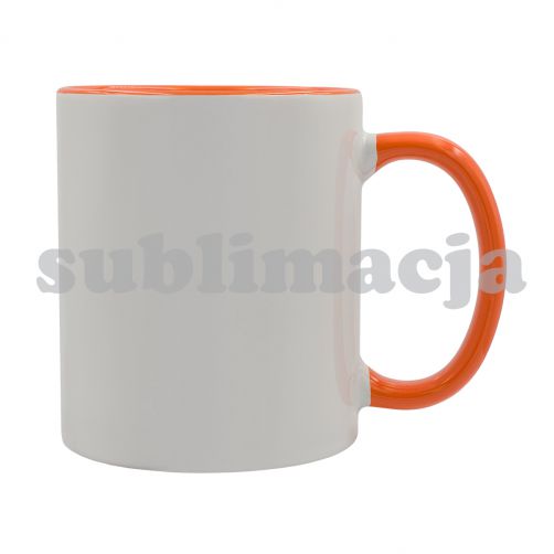Kubek z powłoką sublimacyjną Gaeta 330 ml, pomarańczowy