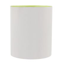 Kubek z powłoką sublimacyjną Gaeta 330 ml, jasny zielony