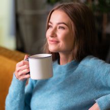 Kubek z powłoką sublimacyjną Ars 400 ml, granatowy