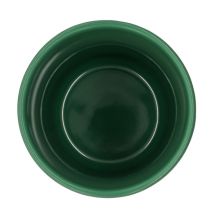 Kubek ceramiczny Caldo 370 ml, ciemny zielony
