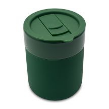 Kubek ceramiczny Caldo 370 ml, ciemny zielony