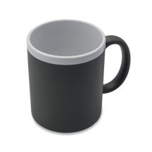 Kubek ceramiczny Velutti 350 ml, szary