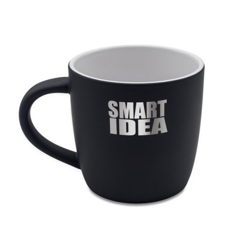 Kubek ceramiczny Esla 345 ml, biały