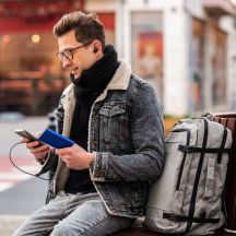 Plecak na laptop 17'' Jordanis, szary