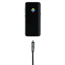 Zwijany kabel do ładowania i synchronizacji 3 w 1