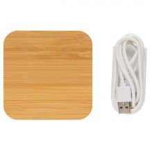 Bambusowa ładowarka bezprzewodowa 5W