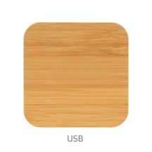 Bambusowa ładowarka bezprzewodowa 5W