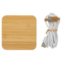 Bambusowa ładowarka bezprzewodowa 10W