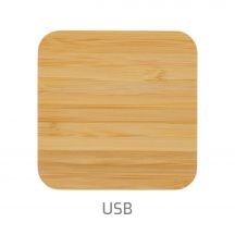 Bambusowa ładowarka bezprzewodowa 10W