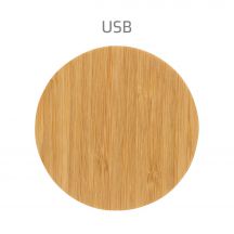 Bambusowa ładowarka bezprzewodowa 15W