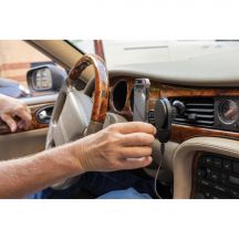 Samochodowy uchwyt do telefonu, ładowarka bezprzewodowa 15W