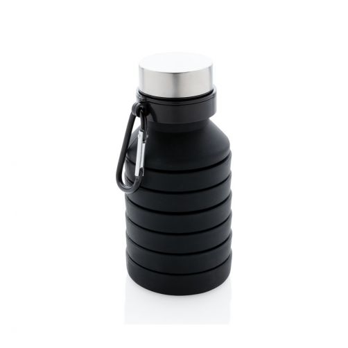 Składana butelka sportowa 550 ml z karabińczykiem