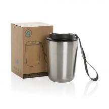 Kubek termiczny 380 ml Cuppa, stal nierdzewna z recyklingu