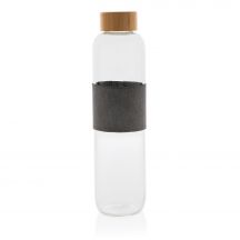 Szklana butelka 750 ml w pokrowcu