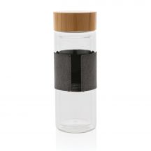Szklana butelka 360 ml w pokrowcu