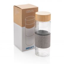 Szklana butelka 360 ml w pokrowcu