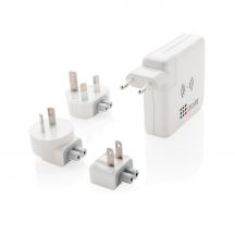 Adapter podróżny, bezprzewodowy power bank 6700 mAh
