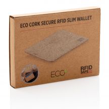 Korkowe etui na karty kredytowe, portfel, ochrona RFID