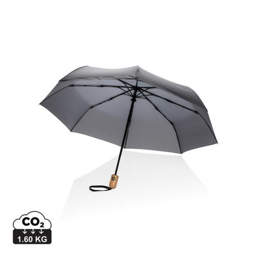 Bambusowy parasol automatyczny 21" Impact AWARE™ rPET