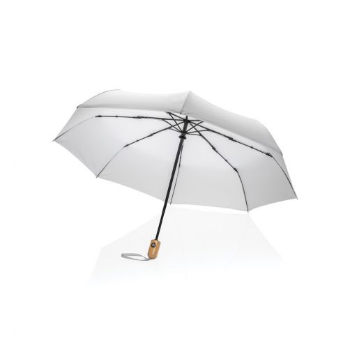 Bambusowy parasol automatyczny 21" AWARE™ RPET