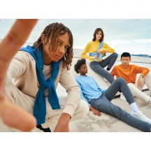 Lekki sweter Iqoniq Etosha, bawełna z recyklingu