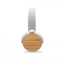 Składane bezprzewodowe słuchawki nauszne, bambusowe elementy | Hollie