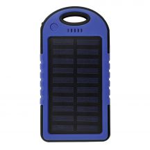 Wodoodporny power bank 4000 mAh, ładowarka słoneczna