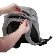 Plecak na laptopa 13", chroniący przed kieszonkowcami