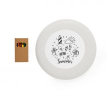 Frisbee do kolorowania, kredki
